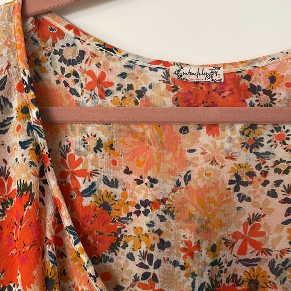 Free People Floral Top - Picture 4 of 7